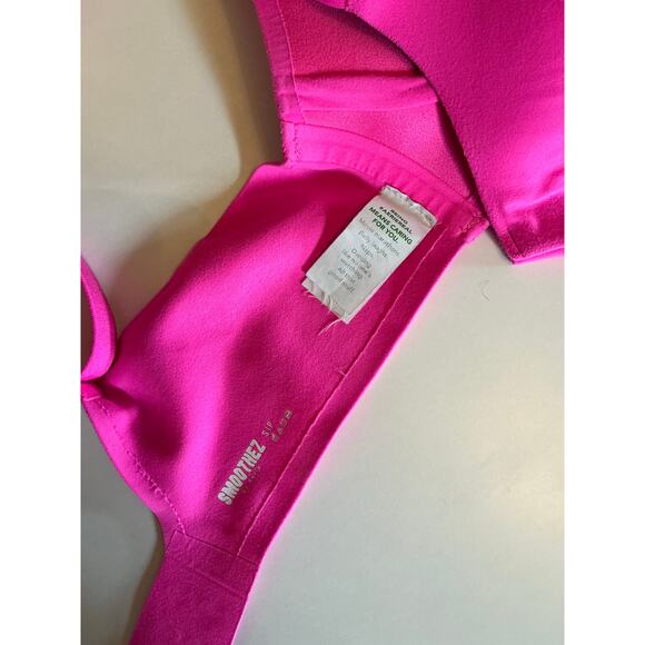 Aerie Smoothez Hot Pink Unlined No Underwire Bra - Picture 4 of 4